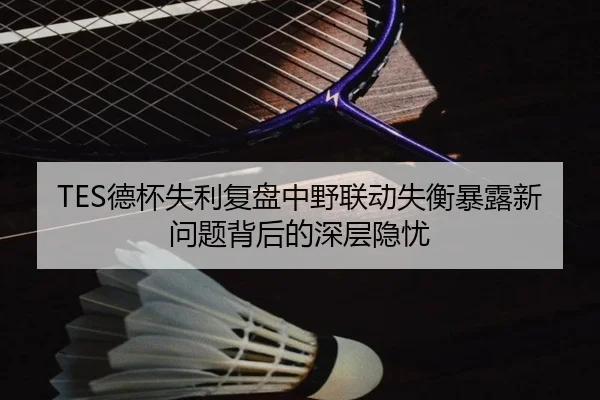 TES德杯失利复盘中野联动失衡暴露新问题背后的深层隐忧